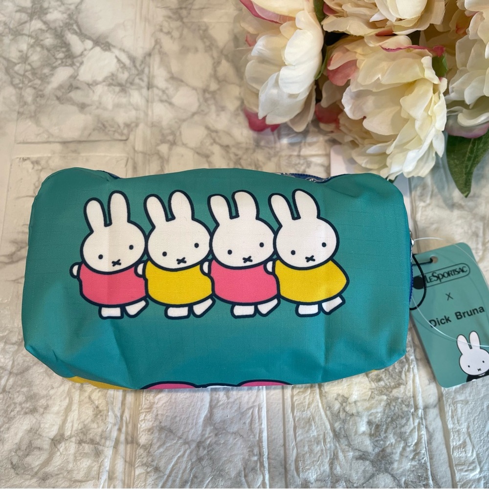 LeSportsac x Dick Bruna Miffy Cosmetic Clutch Pencil Case - Picture 2 of 8